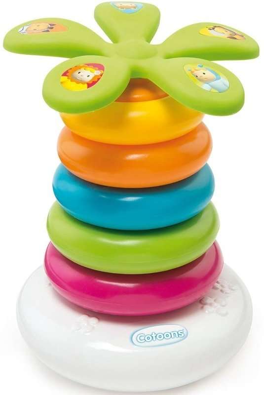 

Smoby Cotoons Piramidka z krążków dla malucha