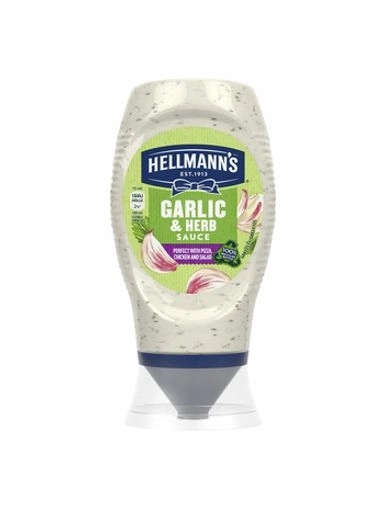 Levně 4x Hellmann's Omáčka s česnekem a petrželovou natí 250 ml