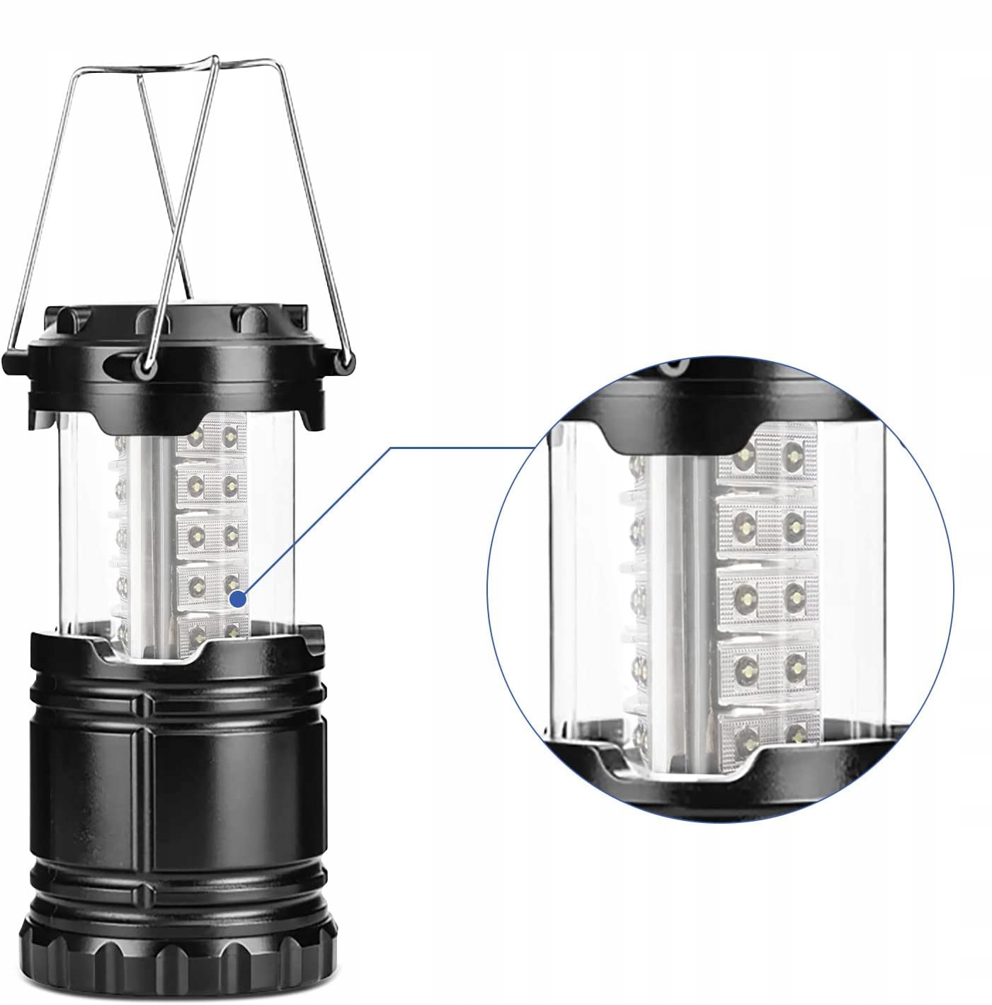 LAMPA KEMPINGOWA×2 LED SKŁADANY DO POWIESZENIA 5W EAN (GTIN) 0191491753268