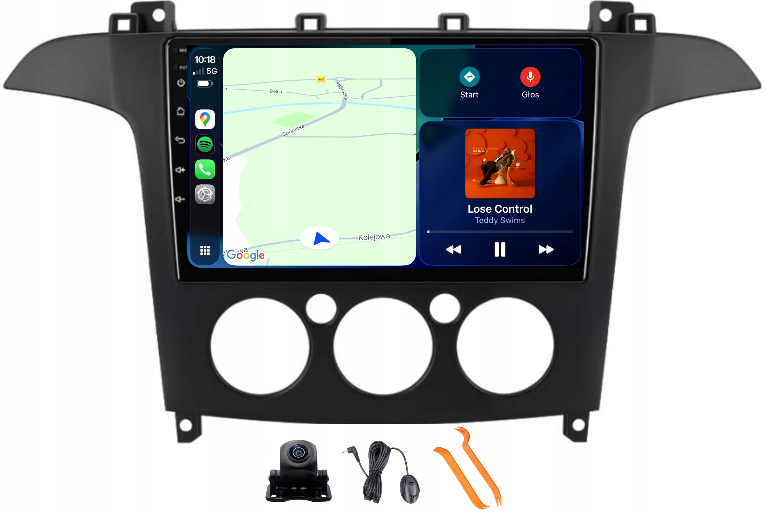 Radio Android Nawigacja Qled Carplay Lte Gps Ford Galaxy 2 06-15