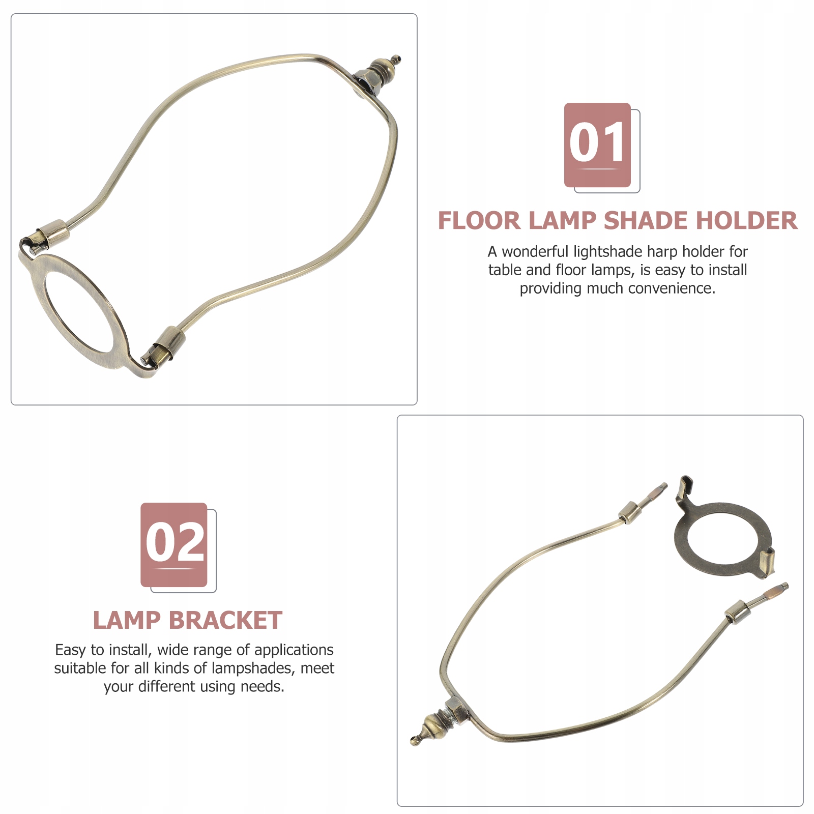 METALOWE WSPORNIKI KLOSZ ZACISK DO ŻARÓWKI LAMPA Napięcie (V) inne