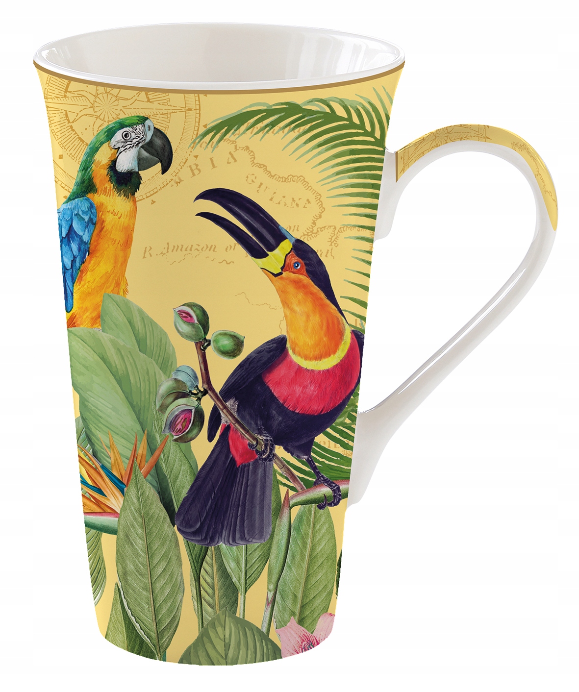 

Kubek porcelanowy Exotic Paradise papuga 600 ml
