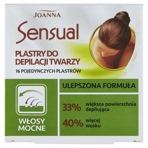 

Joanna Sensual plastry do depilacji twarzy mocne