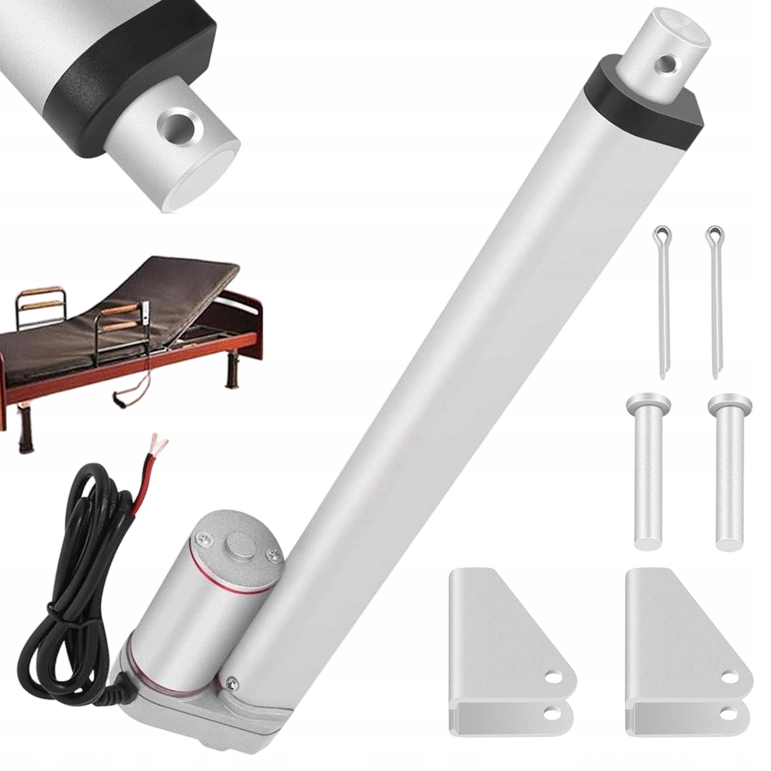 Elektrický Lineární Pohon 12V 200 MM 1000N Nízký Hluk Dům Průmysl