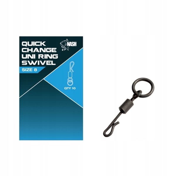 Krętlik Nash Quick Change Ring Swivel Size 8