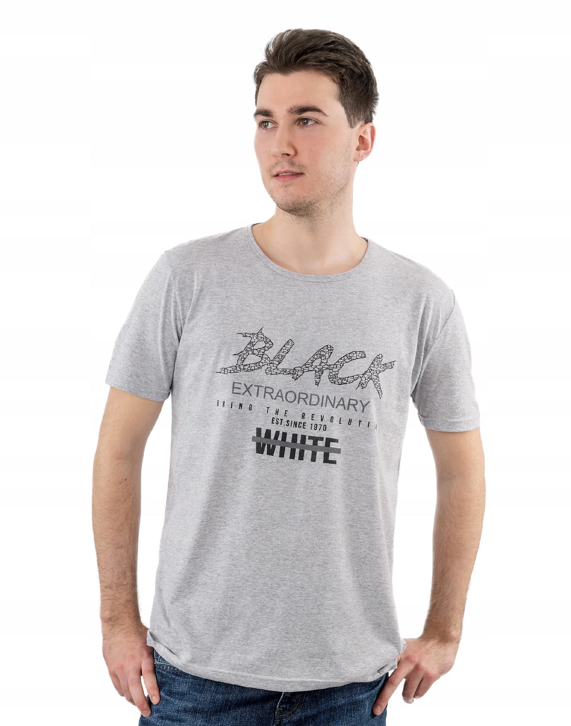 

Tshirt Koszulka Podkoszulek Męski 576 r XXL szary