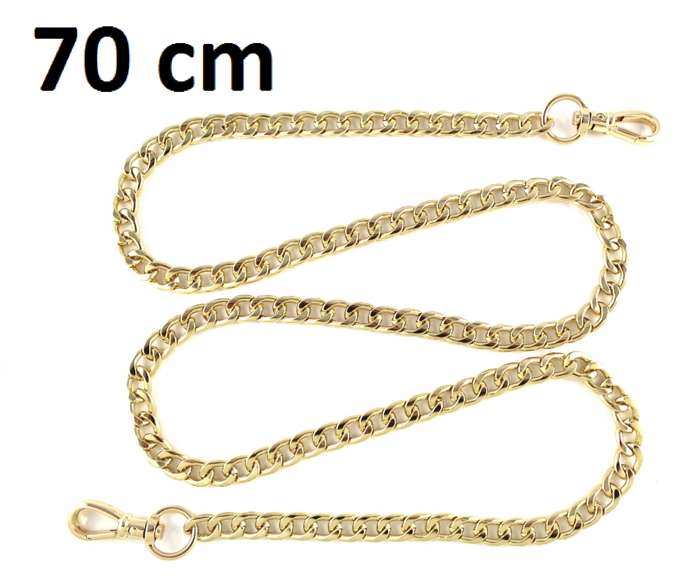 

Łańcuszek-pasek do torebki Złoty 70 cm