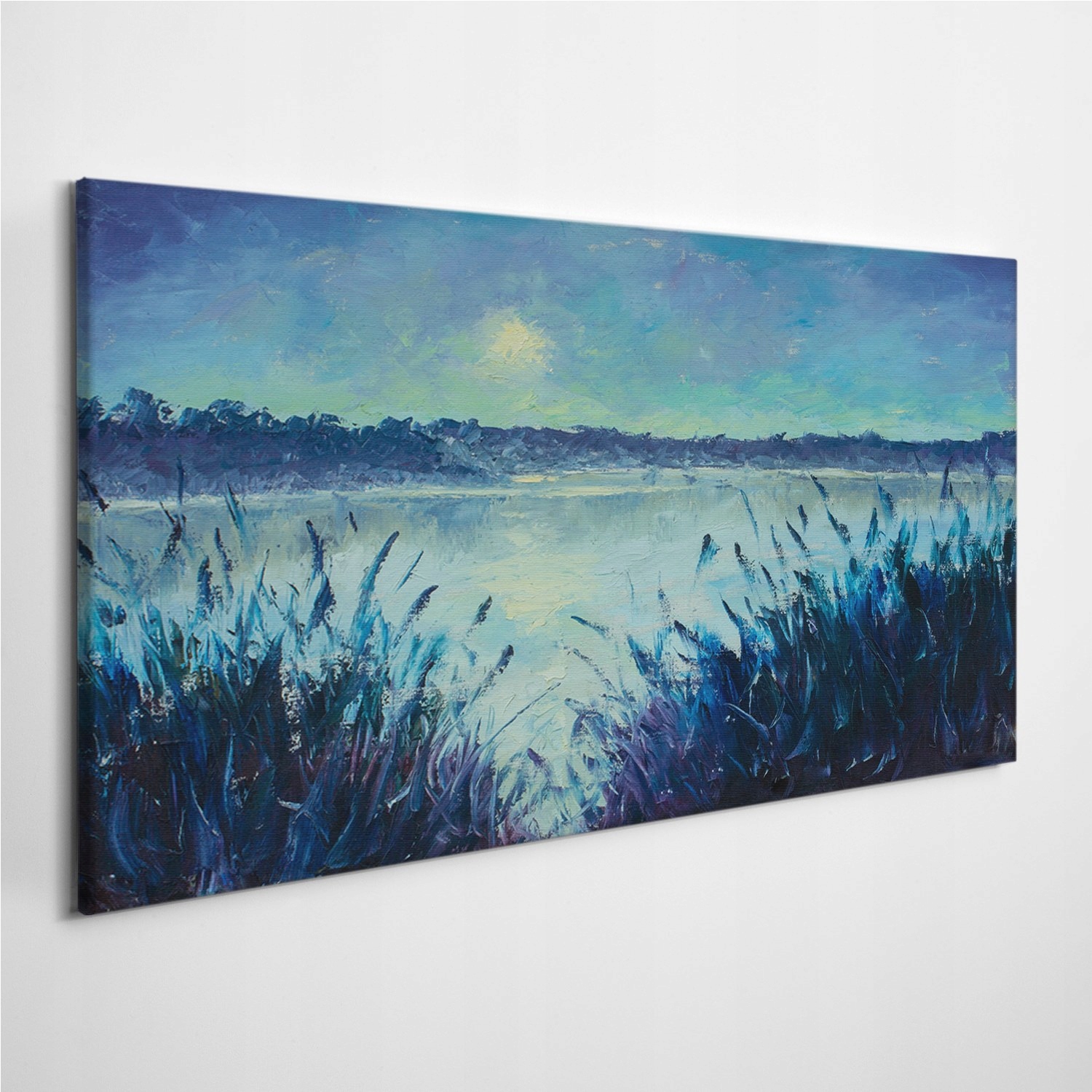 

Zdjęcie na płótnie Śnieg Zima Rzeka Natura 120x60