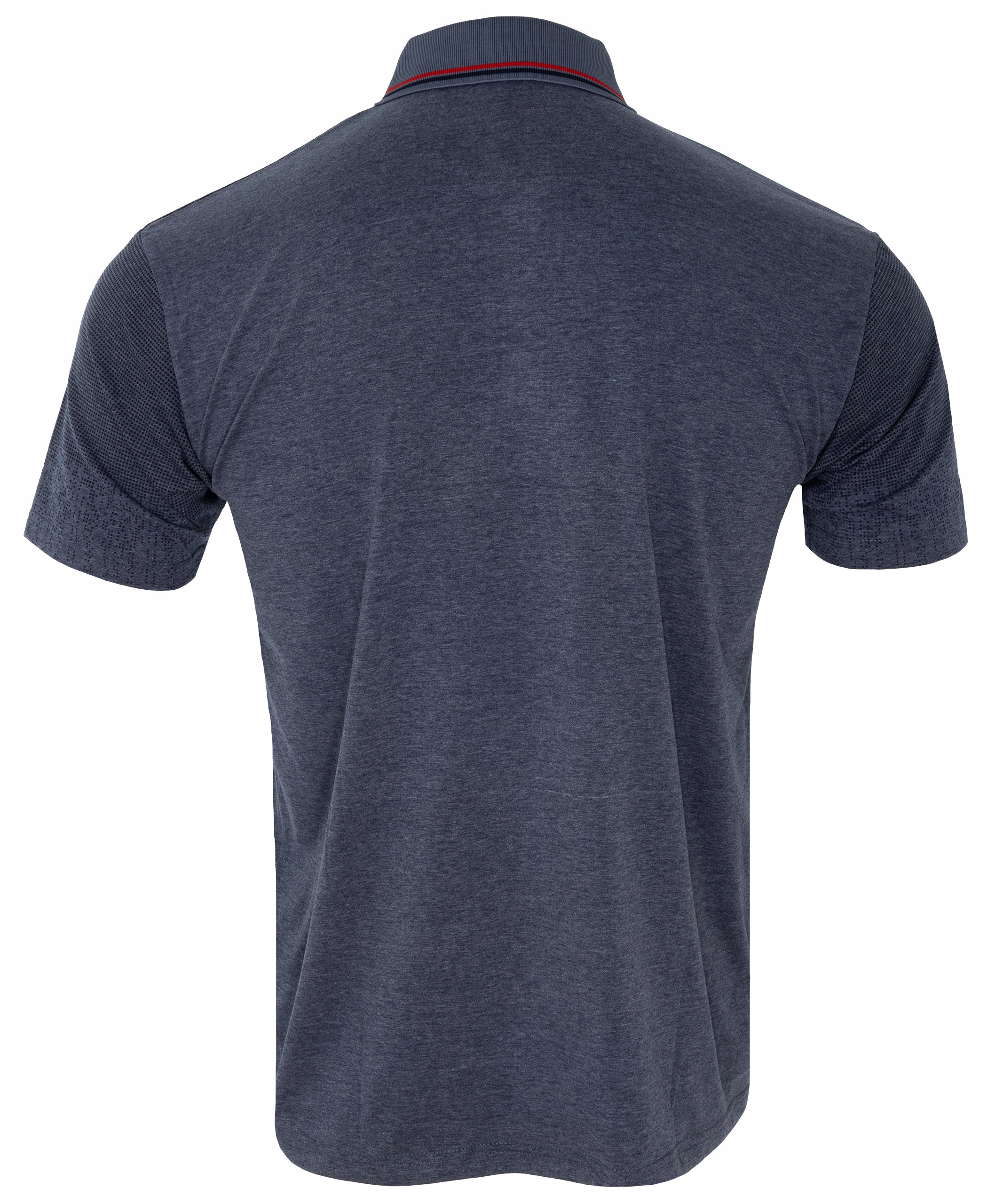 KOSZULKA męska POLO GRAFITOWA z kieszonką rozmiar 4XL Wzór dominujący bez wzoru