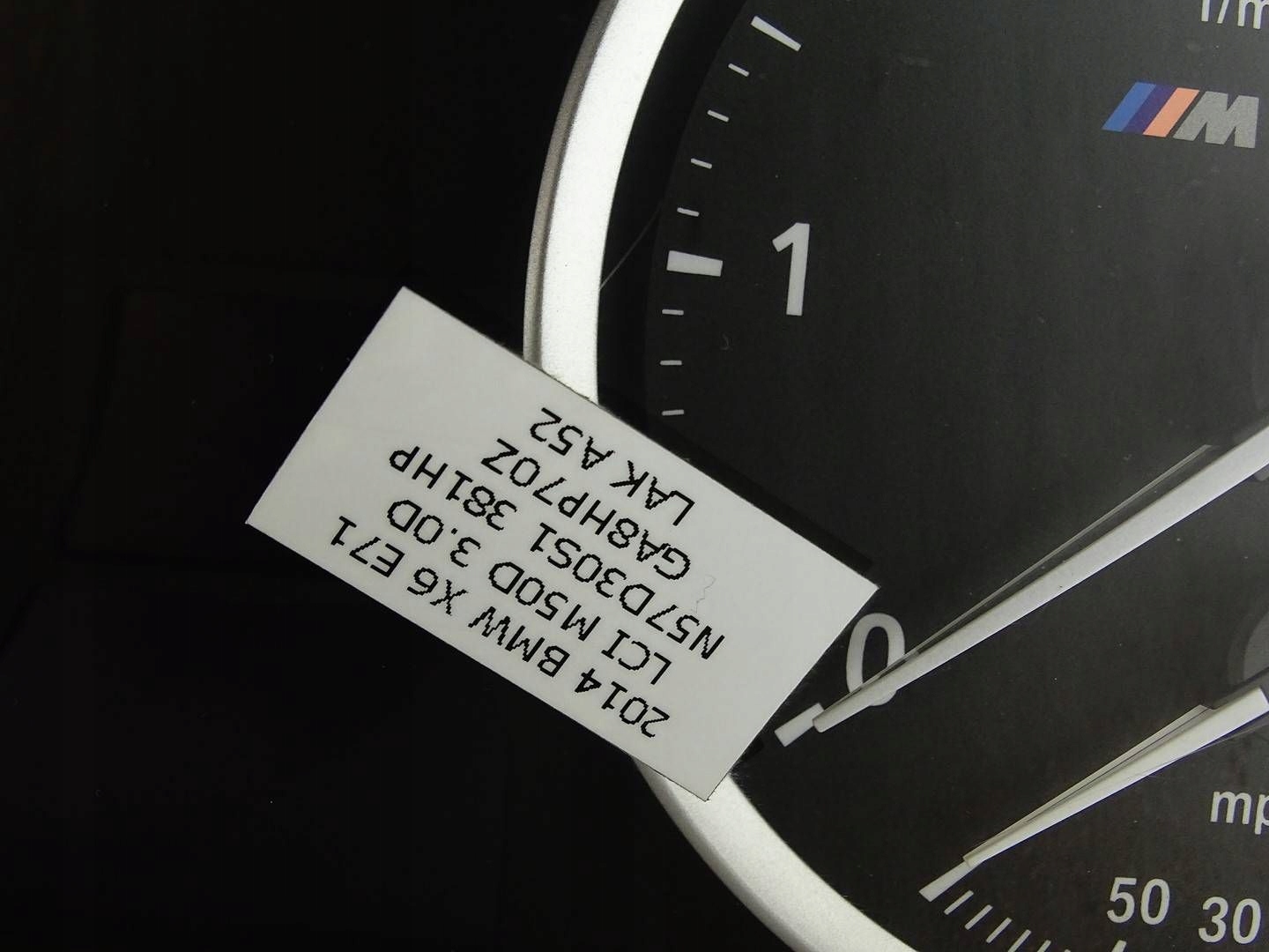 dials dials PREDKOSCIOMIERZ BMW X6 E71 M50D 9263558