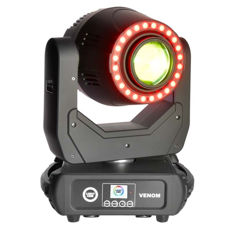 Głowica ruchoma LED oświetlenie estradowe LIGHT4ME VENOM SPOT RING 200W
