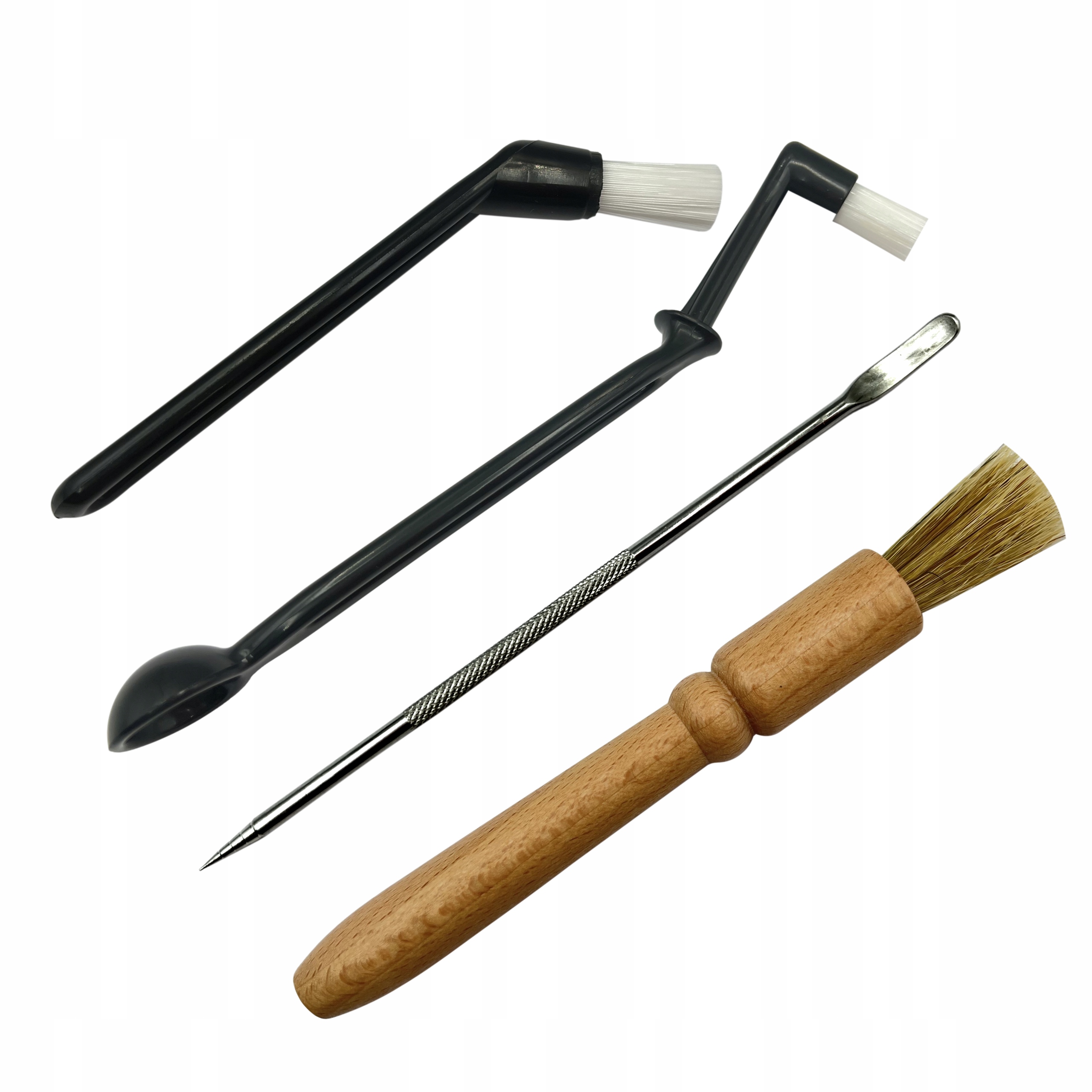 Zestaw do czyszczenia młynka / kolby + igła do robienia wzorów