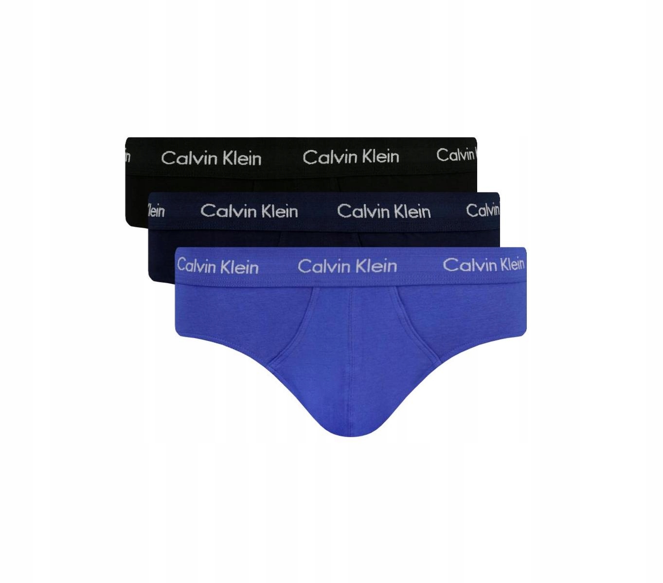 Calvin Klein Slipy 3 Pack Cotton U2661G 4KU Velikost S