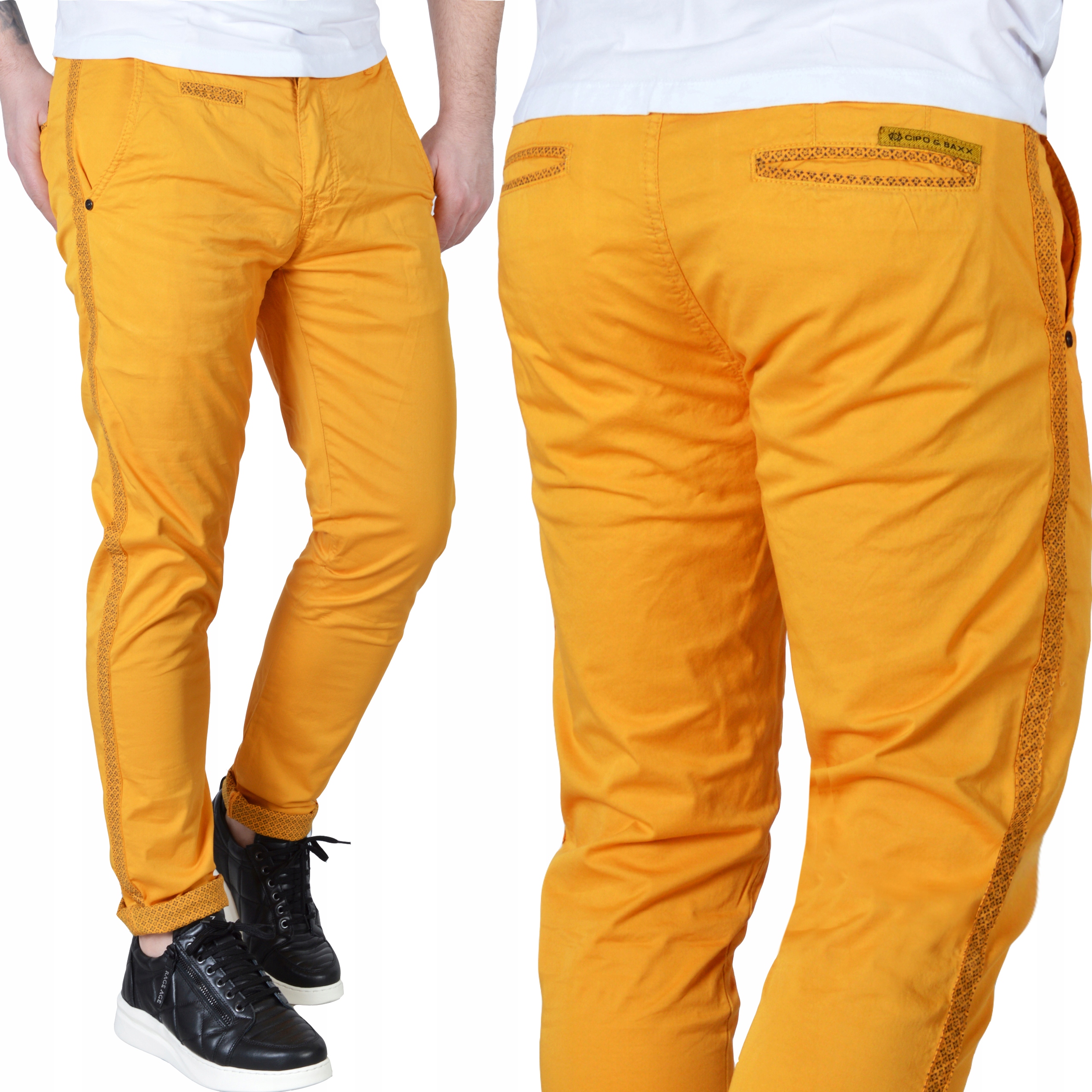 

Spodnie Męskie Cipo Baxx Casual Slim fit chinosy