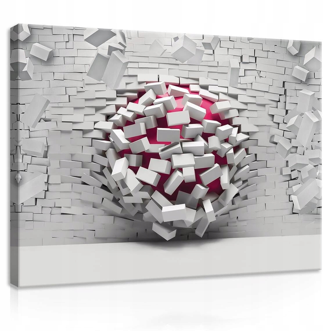 Obraz 100x75 Průlom destrukce výbuch dynamika energie abstrakce 3D