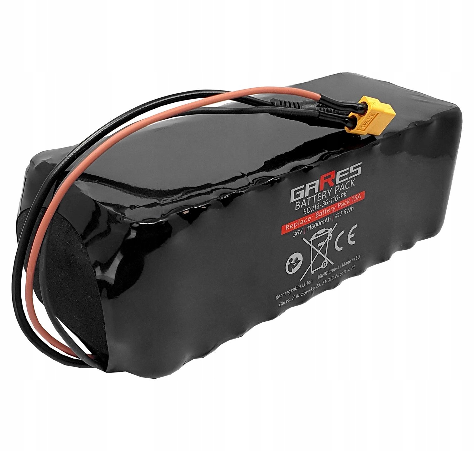 Akumulátorová batéria Bms 15A 36V 11,6Ah Li-Ion