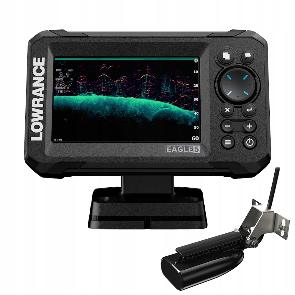 Echosonda Lowrance Eagle 5 Splitshot Hd Row menu Pl