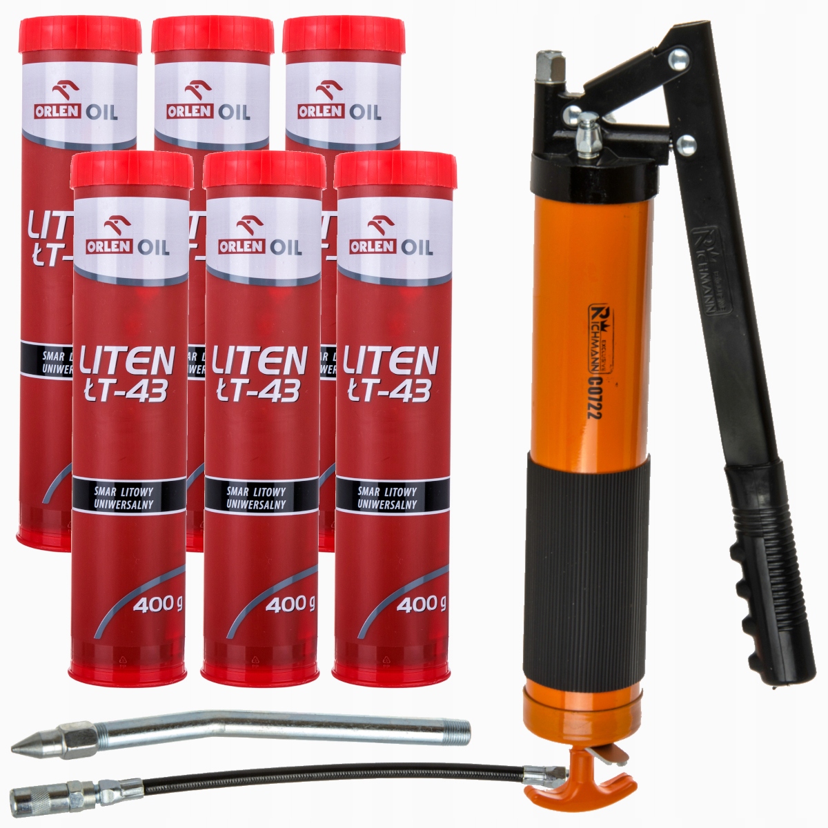 

Smarownica towotnica ręczna 500ml 6x smar Liten