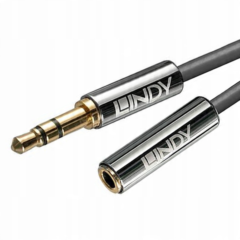 

Przedłużacz Mini Jack 3.5mm Lindy Cromo 35327 1m
