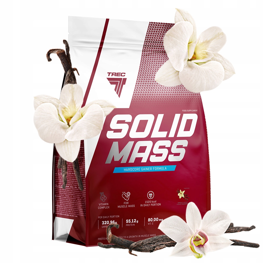 Gainer Trec Solid Mass 3000 g Doplněk Stravy kondicionér 3 kg