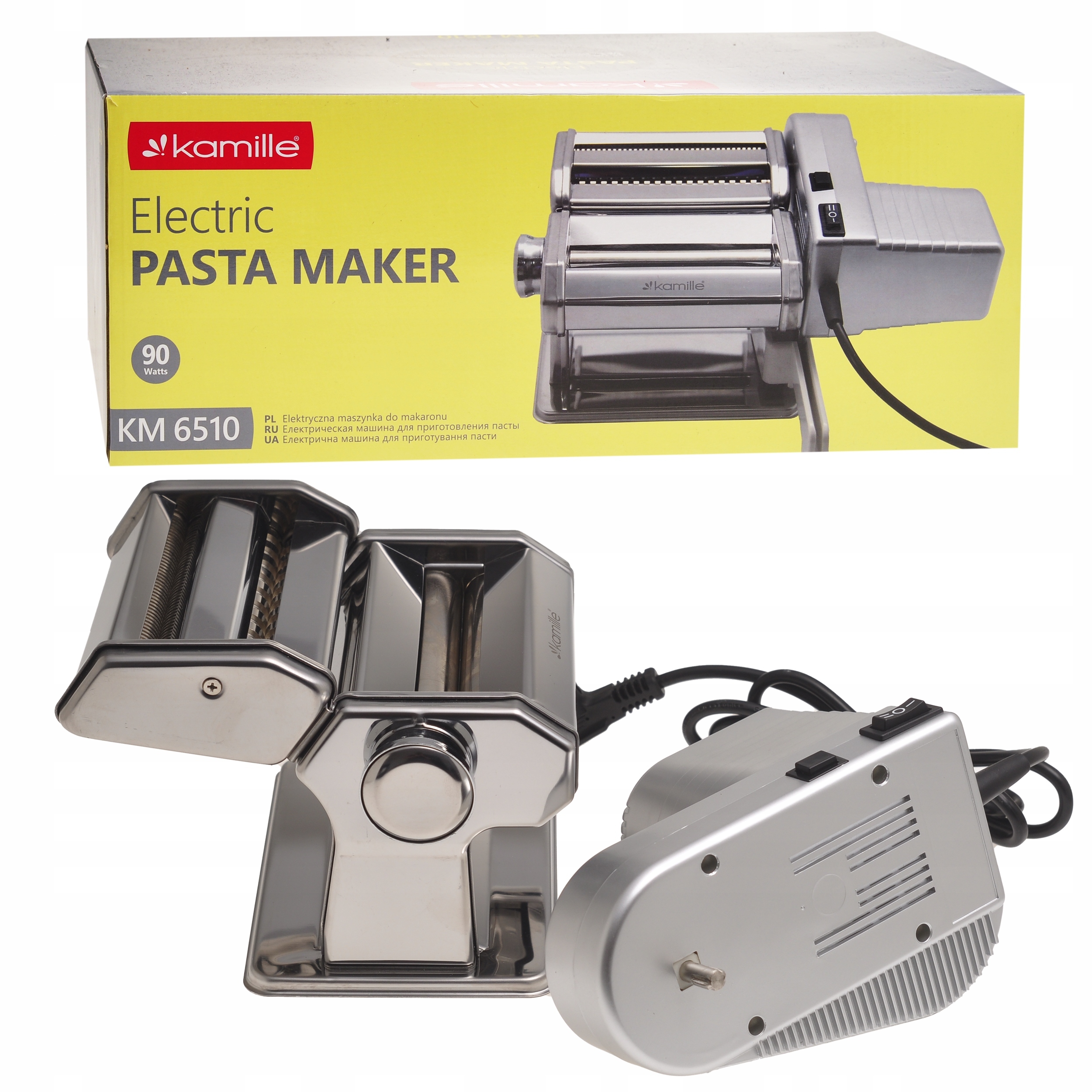 ELEKTRYCZNA automat MASZYNKA do robienia MAKARONU WAŁKOWANIA CIASTA 2w1 Rodzaj automatyczna