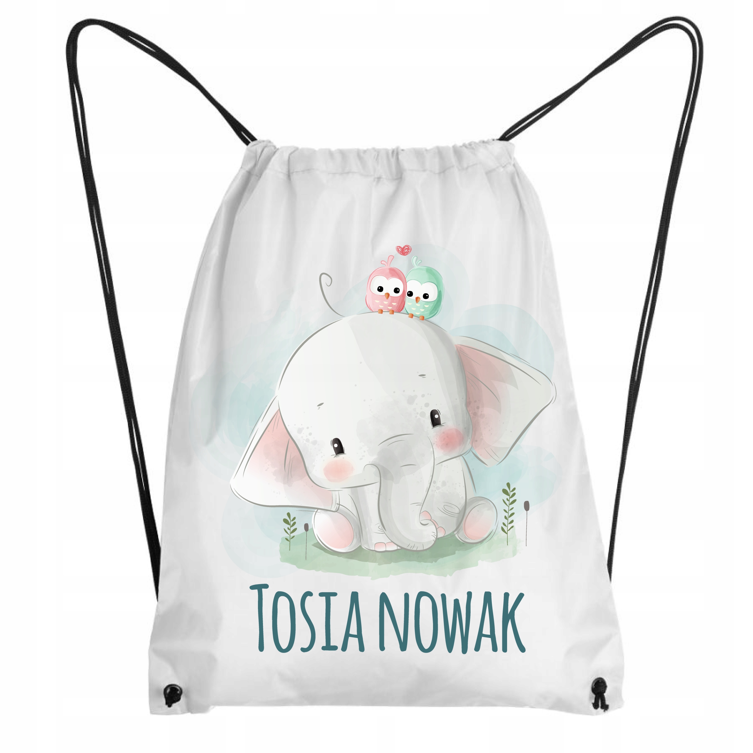 WOREK PLECAK do przedszkola szkoły + IMIĘ wzory