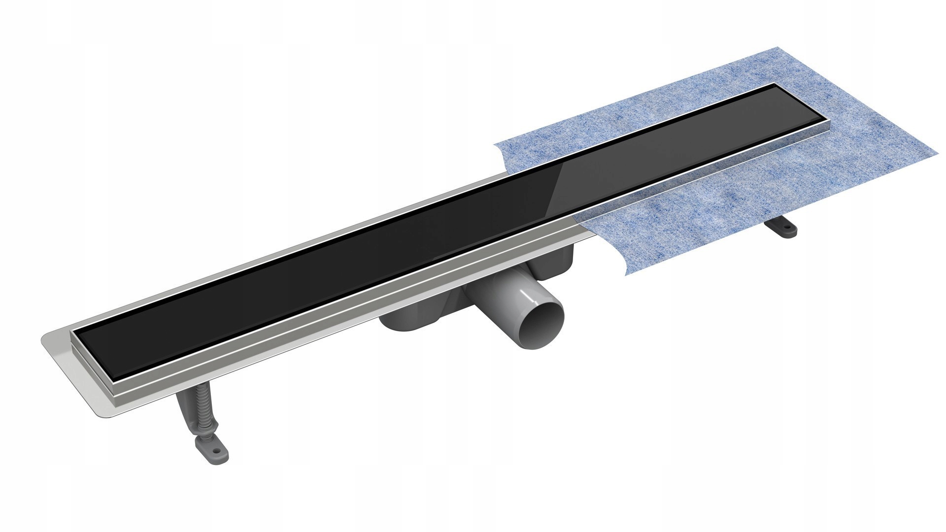 

Vogi odpływ liniowy Szkło Czarne – 70 cm