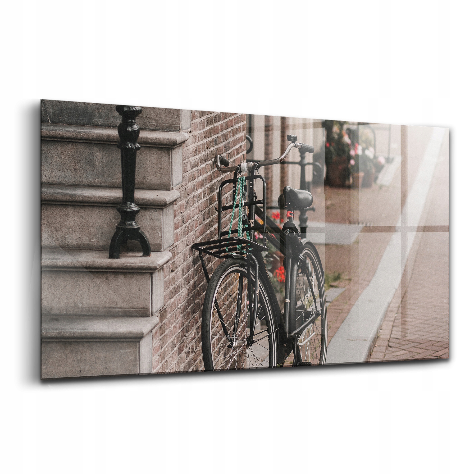 Fotoobraz foto sklo Kolo ve městě 100x50 cm