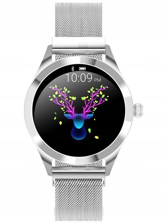 

Smartwatch Gino Rossi SW017-7 silver/silver (zg327