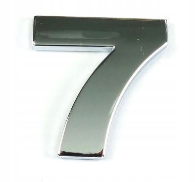 

Naklejka Chrom 3D Emblemat Cyfra 7