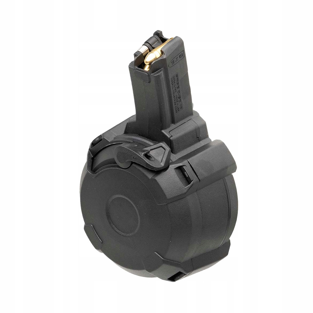 Magpul Magazynek Bębnowy Pmag D-50 Mp do HK94/MP5 9x19 mm Para Czarny