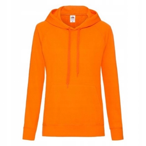 

Bluza damska Lightweight kaptur FruitLoom PomarańL
