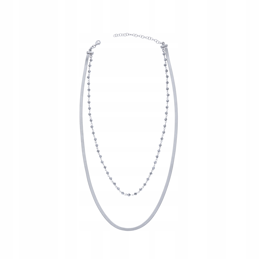 Stříbrný náhrdelník – dvojitý – ryzost 925