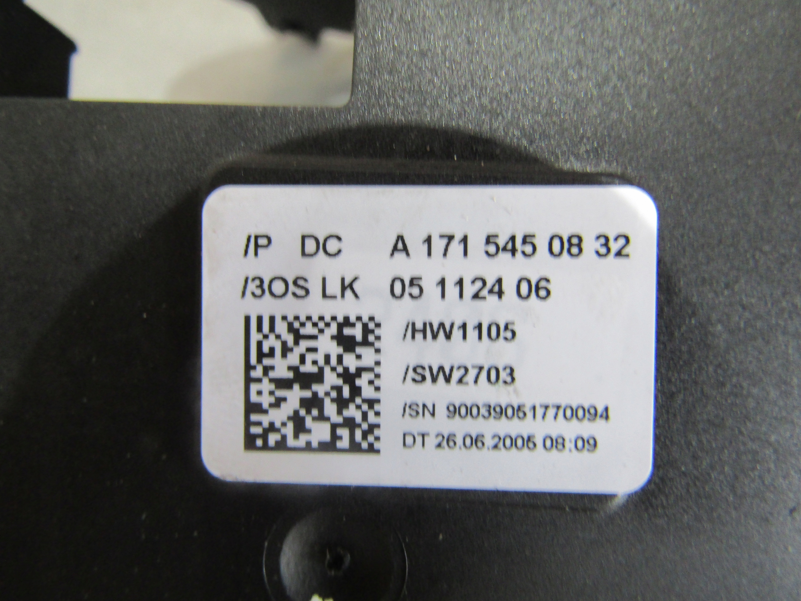 MERCEDES W211 czujnik kata skretu 1715450832 Part number A1715450832