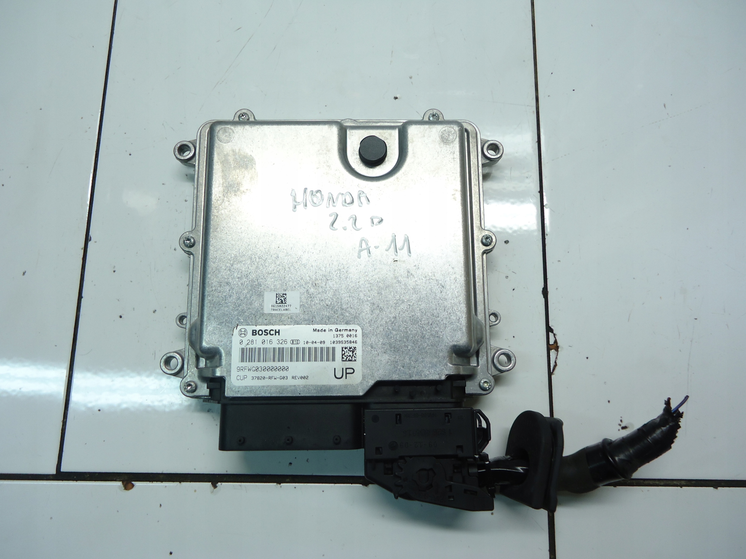 HONDA CR-V III 2.2 e-DTEC computer Centralina 0281016326 37820-RFW-G03