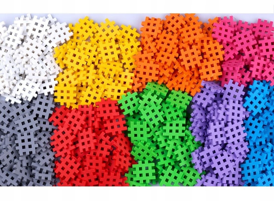 KLOCKI MINI WAFLE MARIOINEX 140 SZT KONSTRUKCYJNE Liczba elementów 140