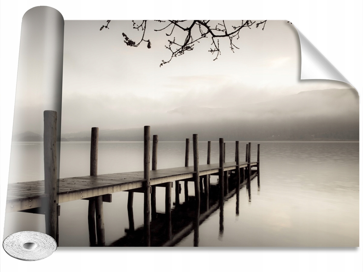 

Fototapeta Samoprzylepna Pomost rano 152x104