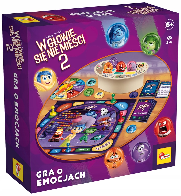 Rodzinna Gra Dla Dziecka 7 Latka Gra Planszowa Dla Dzieci o emocjach Disney