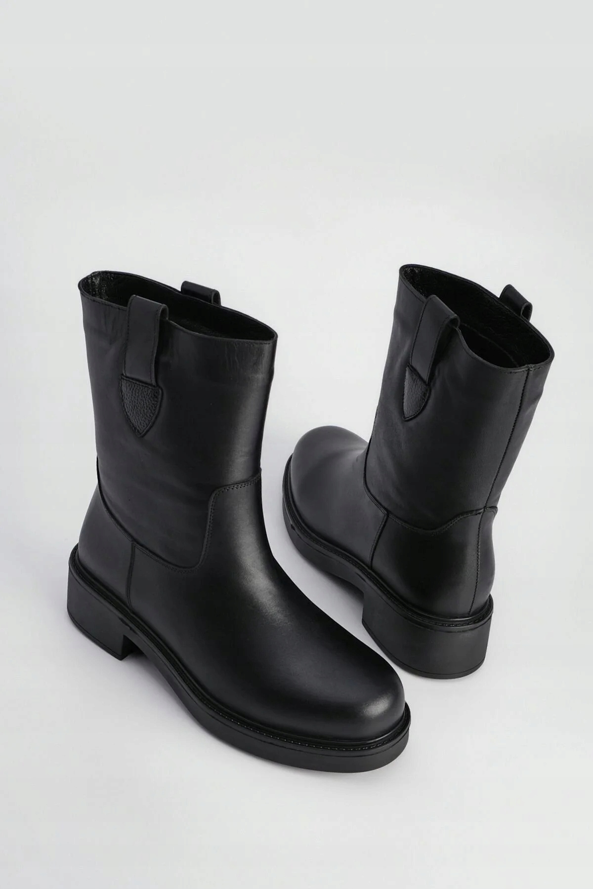 Černé Dámské Kotníkové Boty Nad Kotník S Plochým Podpatkem 39 5GA