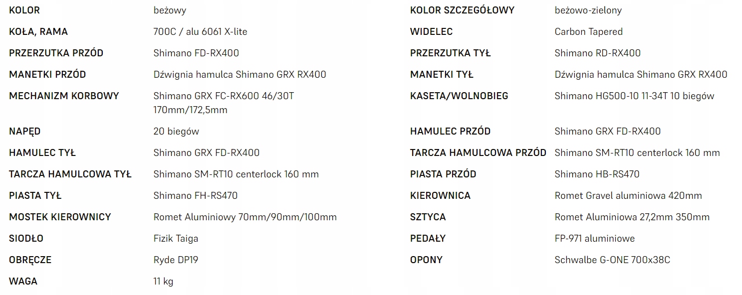 Rower gravel Romet Aspre 2 56cm 2024 Marka Romet