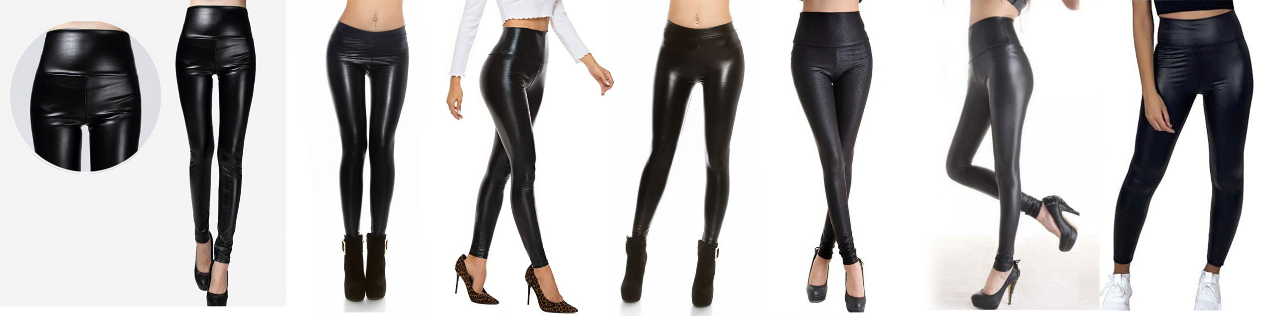 LEGINSY LATEX RURKI SKÓRZANE SPODNIE GETRY LATEKS Materiał dominujący skóra ekologiczna