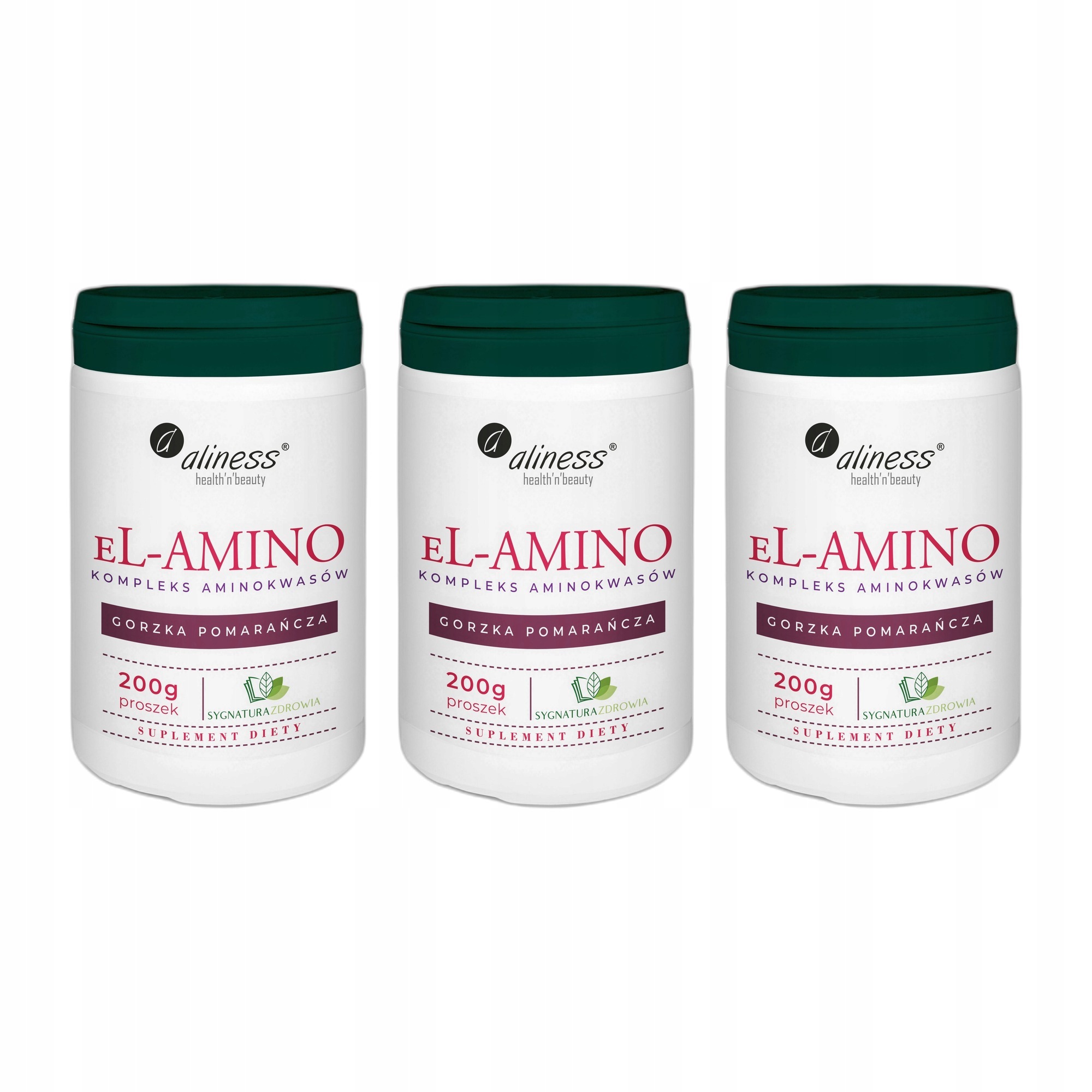 3x Aliness eL-AMINO 10 esenciálních aminokyselin komplex prášek 200 g