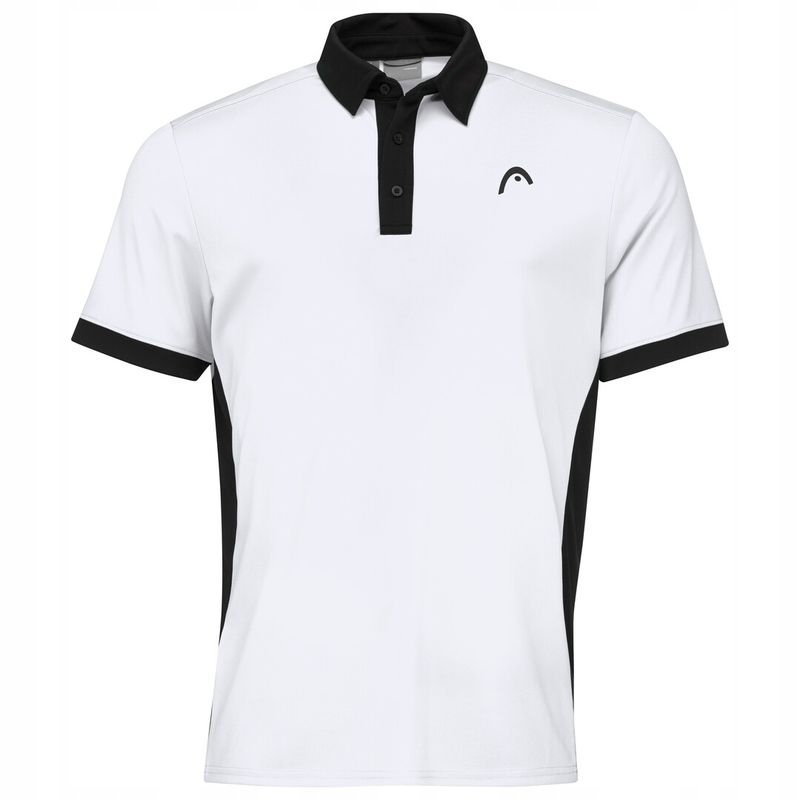 Koszulka Tenisowa Męska Head Slice Polo Shirt Men White/black M