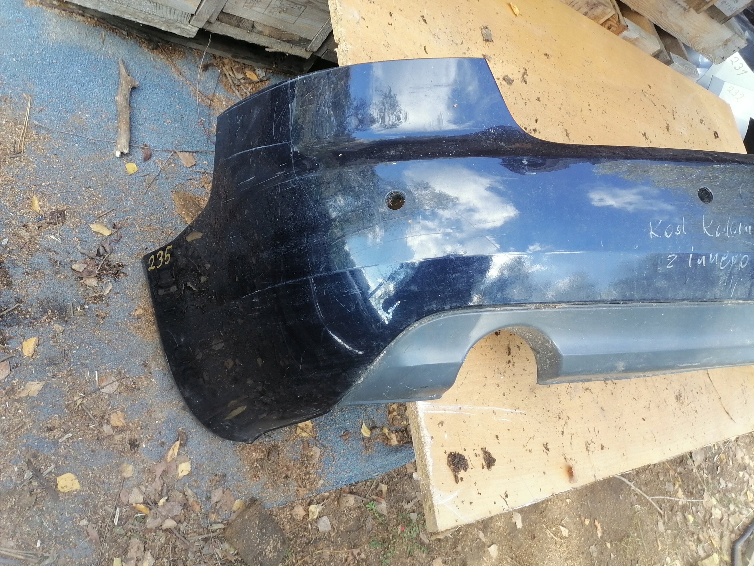 bumper rear part Audi A4 B6 CABRIO PDC 8H0807511