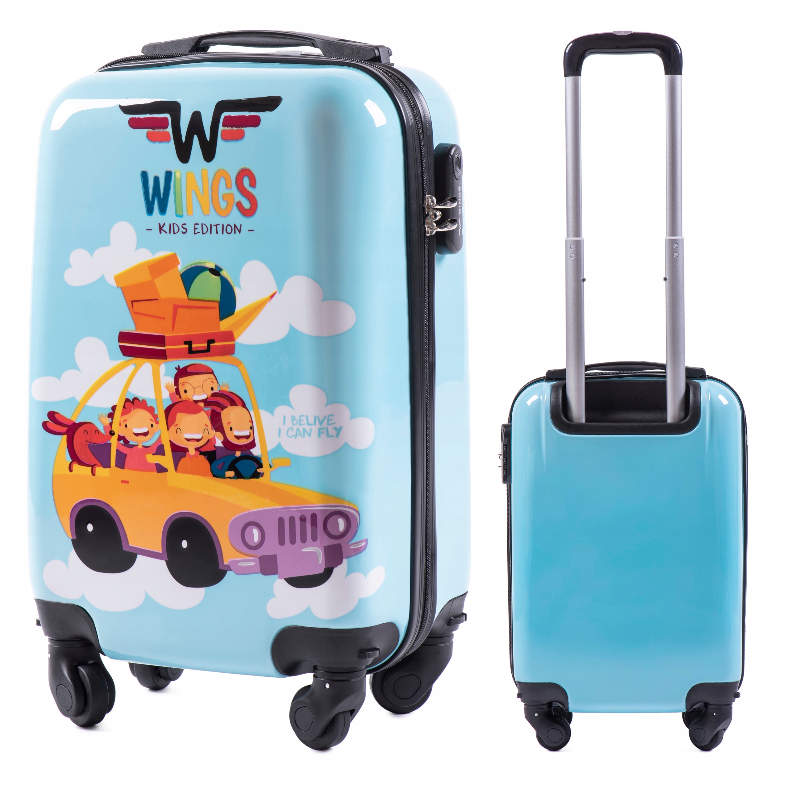 

Wings Walizka Dziecięca Car Jay 18'' (KD01 Xs)