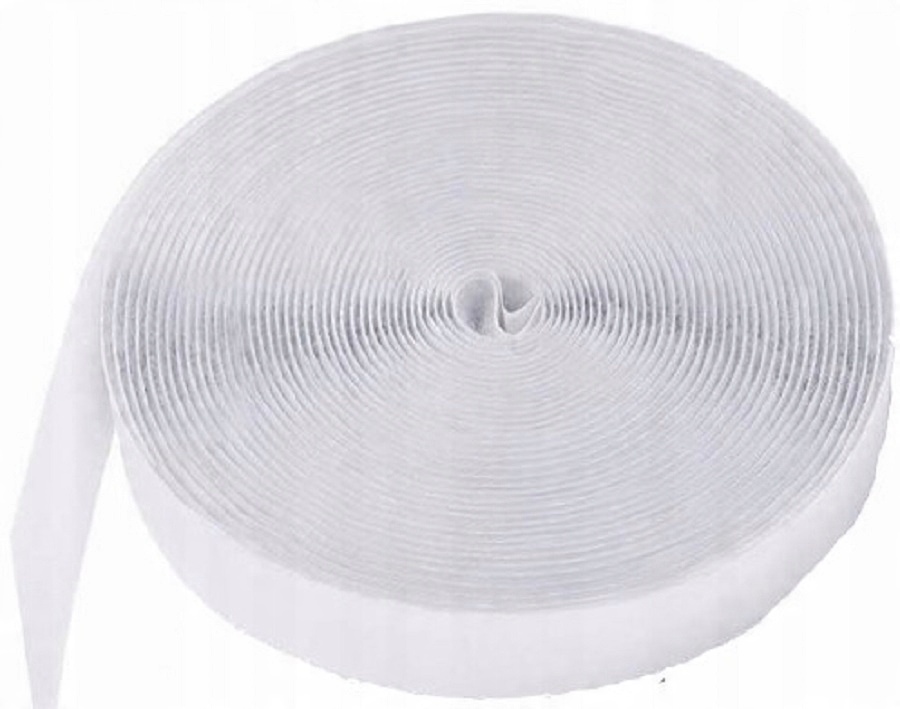 

Taśma rzepowa rzepy biała 20mm x 2m x 2sztuki