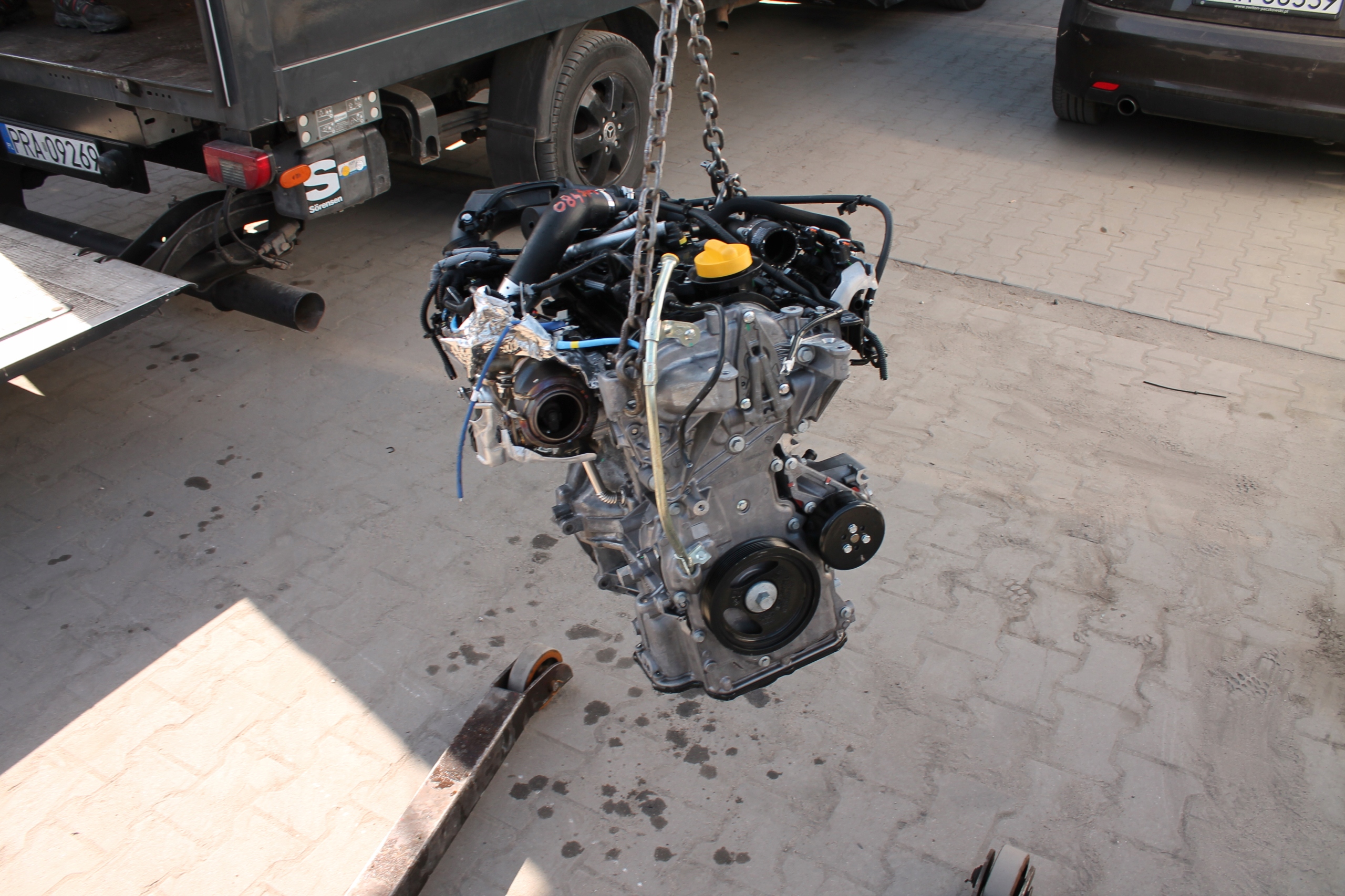 engine complete RENAULT NISSAN M4DF480 7 TYSKM