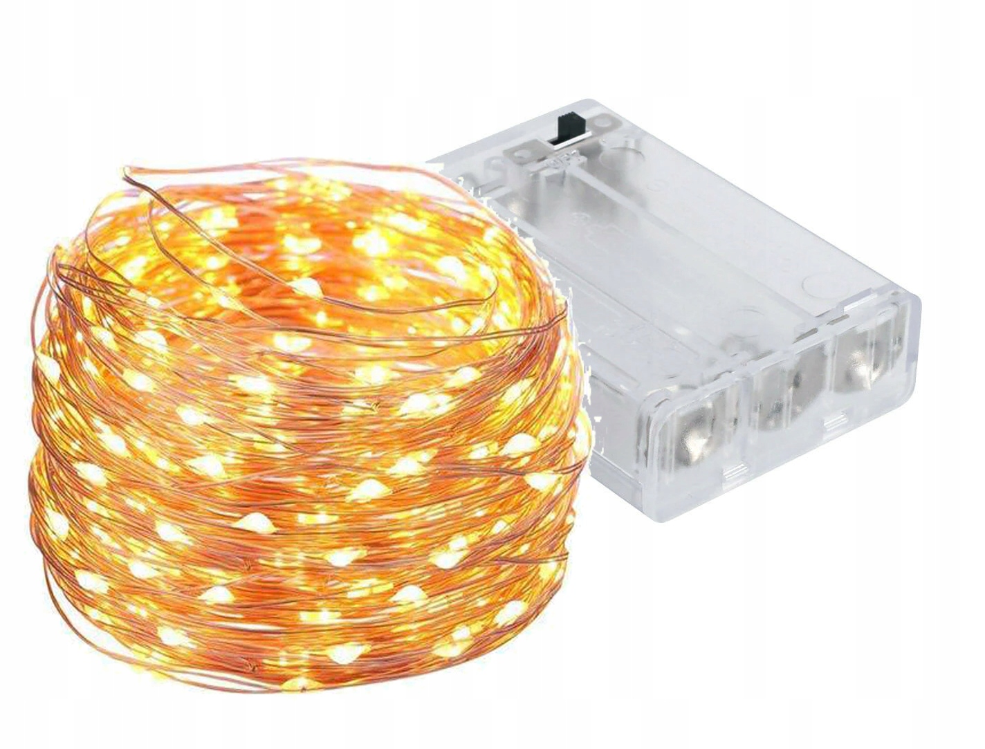 

Lampki drucik 100 led 10m biały ciepły na baterię