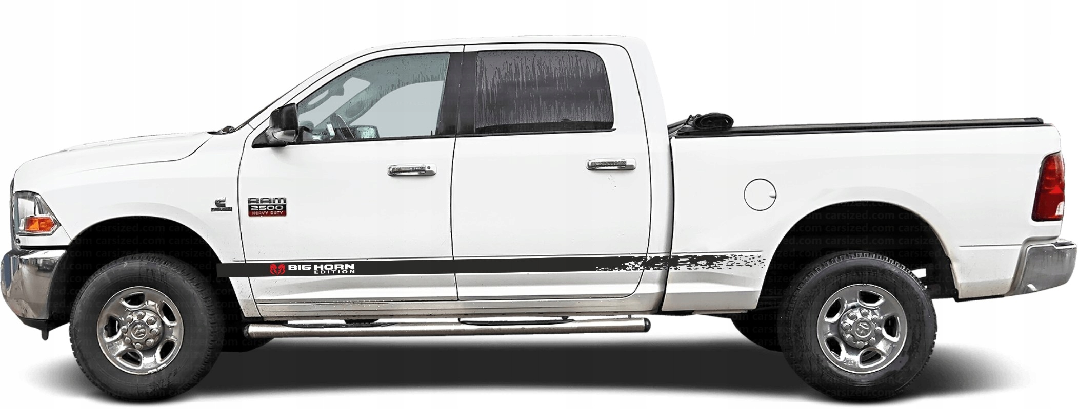 Samolepky Boční pásy na Dodge Ram Vysoká Kvalita