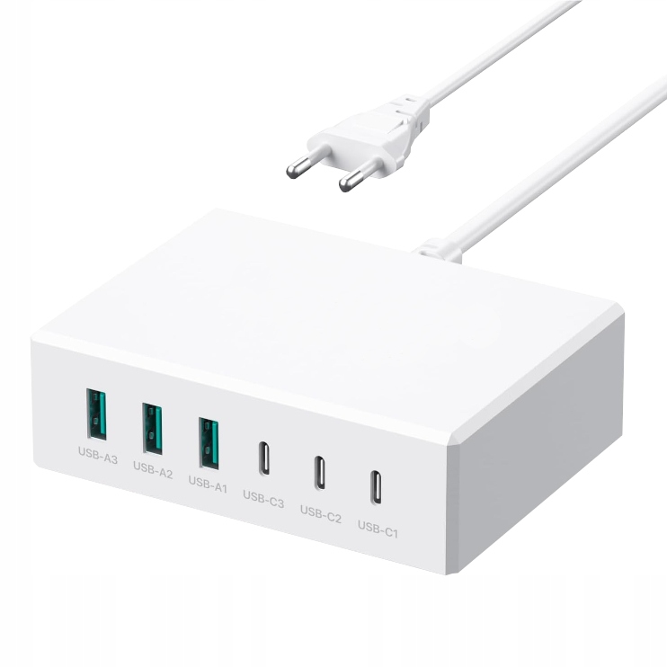 Ładowarka Usb 6 portów Usb C Usb A